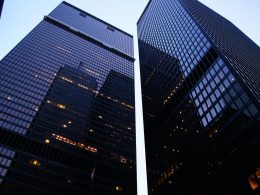 worm s eye view architectural photography of high rise building