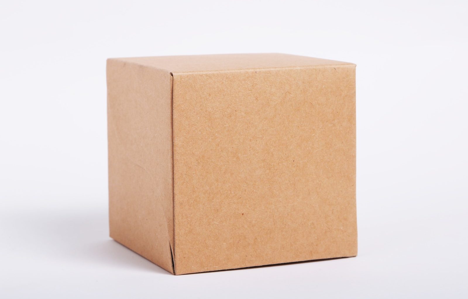 a brown box with a white background