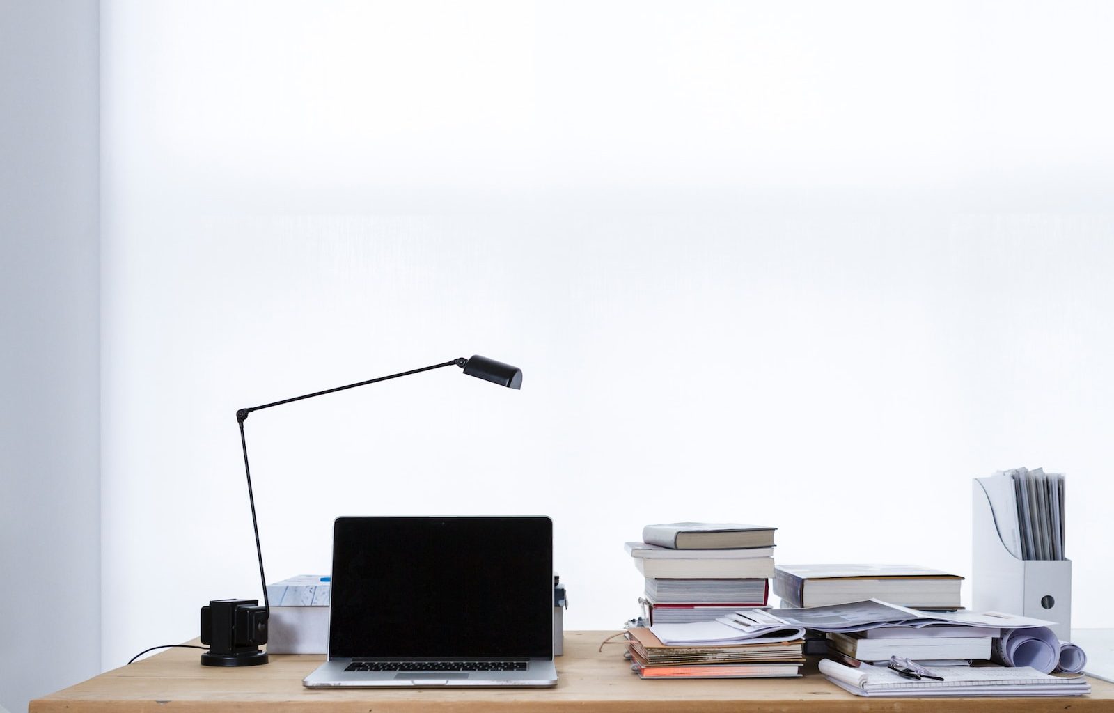 MacBook Pro on top of table