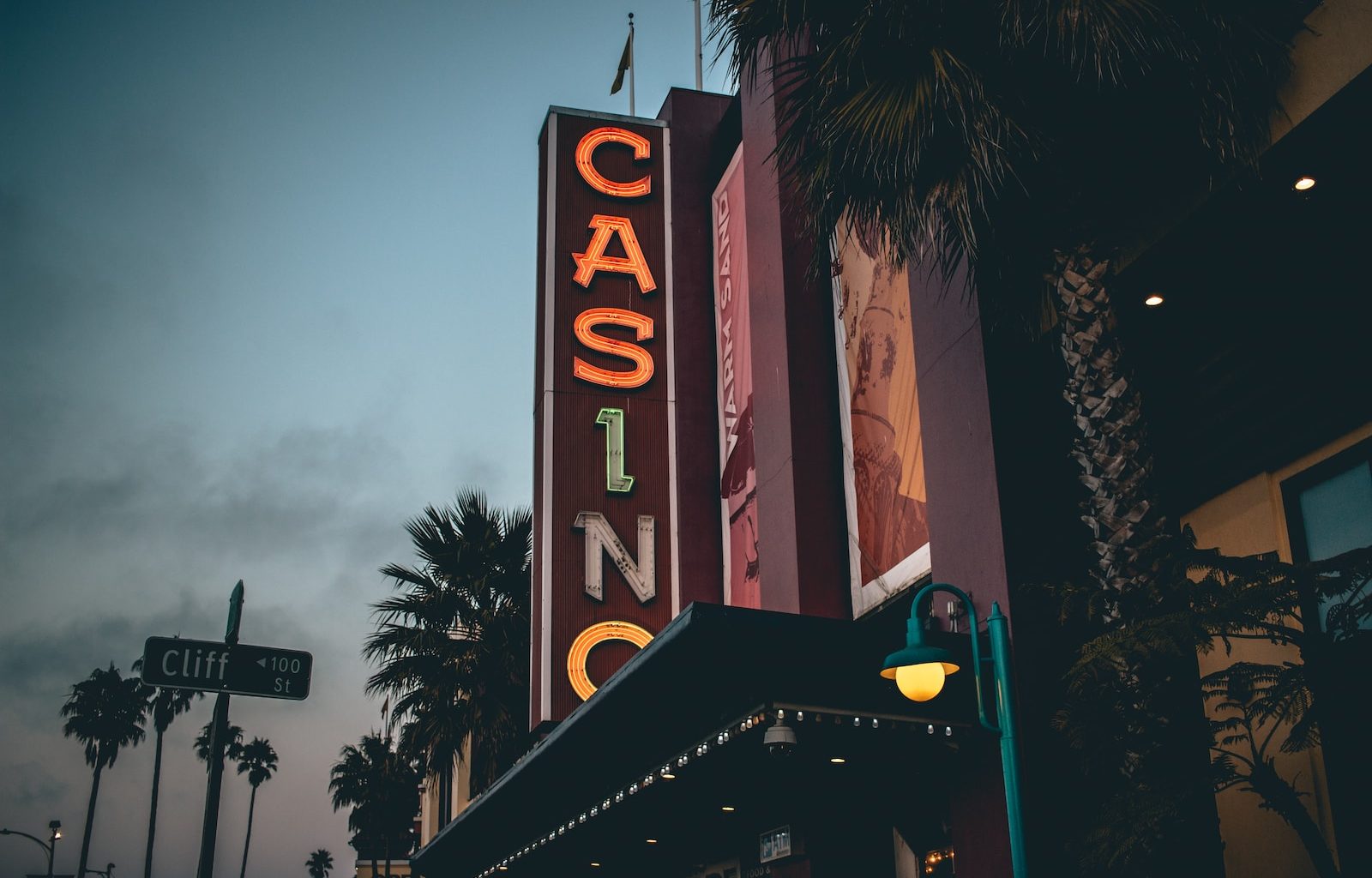 Casino marquee signage