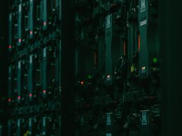 a very large array of electronic equipment in a room