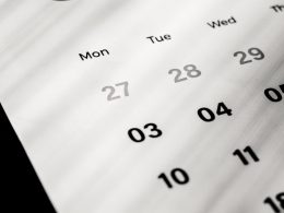 a calendar with the word jan on it