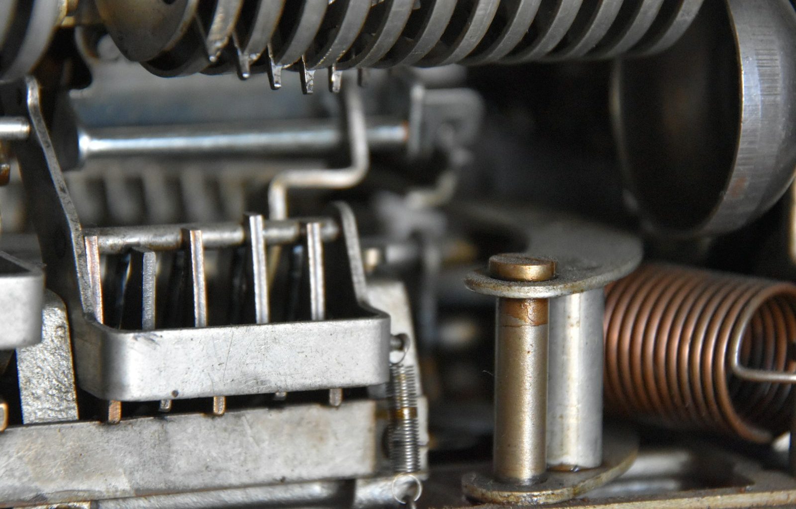 a close-up of some pipes